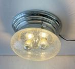 Sölken Leuchten plafonniere jaren 70, Ophalen of Verzenden, Gebruikt, Glas, Hollywood Regency