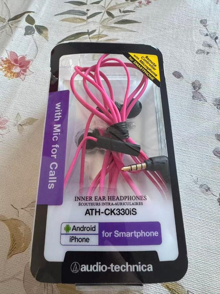 INNER EAR HEADPHONES ATH-CK330iS, Audio, Tv en Foto, Koptelefoons, Zo goed als nieuw, Op oor (supra aural), Overige merken, Surround