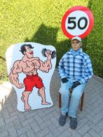 50 verjaardag Abraham gespierd en atletisch, Ophalen, Zo goed als nieuw, Abraham of Sarah