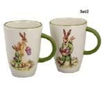 Pasen paasserviesgoed paasdeco paashaas, Diversen, Pasen, Verzenden, Nieuw