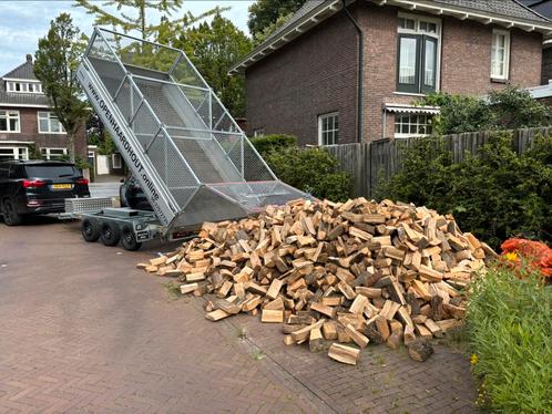 Gedroogd haardhout / brandhout, Tuin en Terras, Haardhout, Blokken, 6 m³ of meer, Ophalen