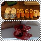 5 PAAR OUD HOUTEN BROCANTE VINTAGE KLOMP KLOMPEN KLOMPJES, Antiek en Kunst, Ophalen of Verzenden