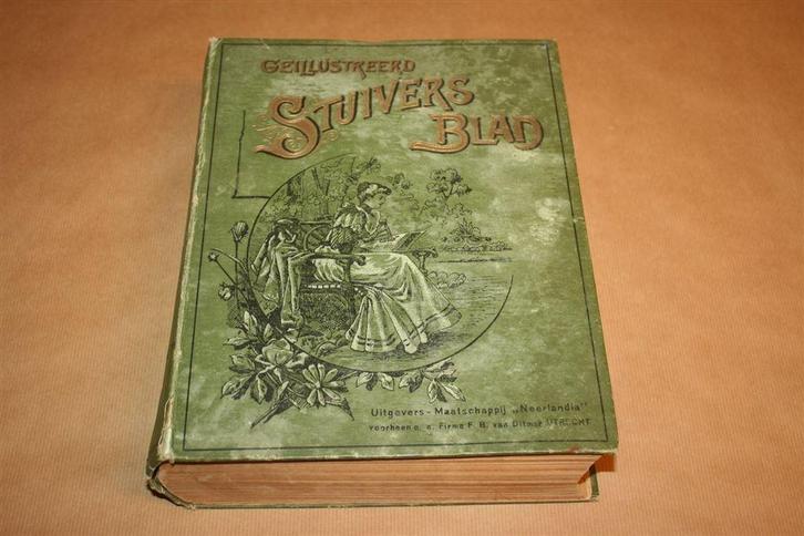 Geïllustreerd Stuiversblad 1925 ingebonden - Dikke pil, Antiek en Kunst, Antiek | Boeken en Bijbels, Ophalen of Verzenden