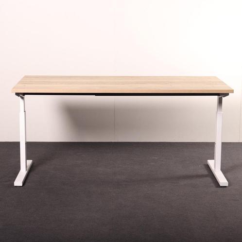 Instelbaar bureau 160x80cm met nieuw blad 64-84cm, Huis en Inrichting, Bureaus, Gebruikt, Bureau, In hoogte verstelbaar, Ophalen of Verzenden