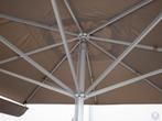 7x nette horeca parasol met regengoot, Ophalen of Verzenden, Gebruikt