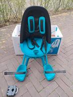 Qibbel Voorzitje Turquoise - Fietsstoeltje, Voetsteuntjes, Ophalen of Verzenden, Zo goed als nieuw, Qibbel
