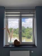 2 duo rolgordijnen lichtdoorlatend grijs, 140cm breed x 175, Huis en Inrichting, Stoffering | Gordijnen en Lamellen, Ophalen, 100 tot 150 cm