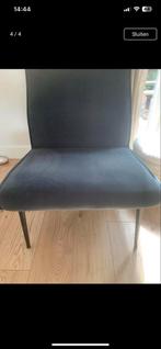 Donkerblauwe Fauteuil, Huis en Inrichting, Ophalen, Blauw, Zo goed als nieuw, Eén