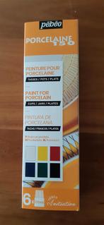 Pebeo porseleinverf 6x20ml met gratis 31 delig sjablonenset, Hobby en Vrije tijd, Schilderen, Ophalen of Verzenden, Nieuw, Overige typen
