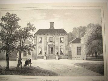 62 / Breukelen  Huis Gunterstein  Litho 1846 beschikbaar voor biedingen