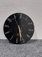 Zwarte Klok - Goede Staat, Huis en Inrichting, Woonaccessoires | Klokken, Ophalen of Verzenden, Gebruikt, Analoog, Wandklok