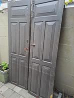 Set oude hard houten deuren, Minder dan 80 cm, Minder dan 200 cm, Gebruikt, Hout