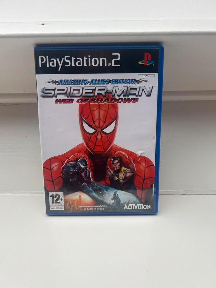 Spider-Man Web of Shadows PS2 - Verzameling, Spelcomputers en Games, Games | Sony PlayStation 2, Zo goed als nieuw, Avontuur en Actie