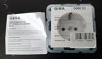 Gira 446603 1-voudige wandcontactdoos met randaarde, Ophalen of Verzenden, Nieuw, Stopcontact