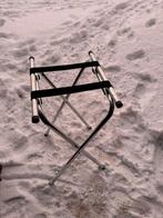 Uitklapbaar rek voor dienblad, Ophalen, Zo goed als nieuw, Ovaal, Metaal