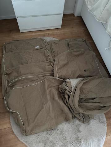 Ikea Ektorp hoes met lounge - Taupe/Beige (met vlek)