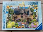 Ravensburger Puzzle Baker’s Cottage 1000 stuks, Ophalen of Verzenden, 500 t/m 1500 stukjes, Zo goed als nieuw, Legpuzzel