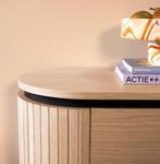 by fonQ Lameller Tv-meubel 2-deurs Licht Eiken | €499, nu, Byfonq, Byfonq, Nieuw, Ophalen of Verzenden