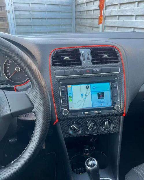 Draadloos Carplay Autoradio voor VW Seat Skoda Android 13, Auto diversen, Autoradio's, Nieuw, Ophalen of Verzenden
