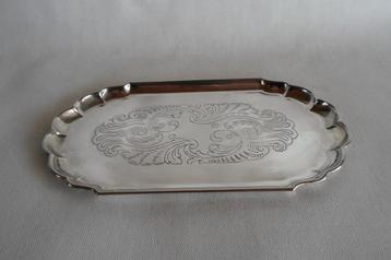 Schaaltje Verzilverd Gegraveerd beschikbaar voor biedingen