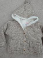 Zara baby jasje gebreid beige teddy boucle, Ophalen of Verzenden, Zo goed als nieuw, Meisje, Jasje