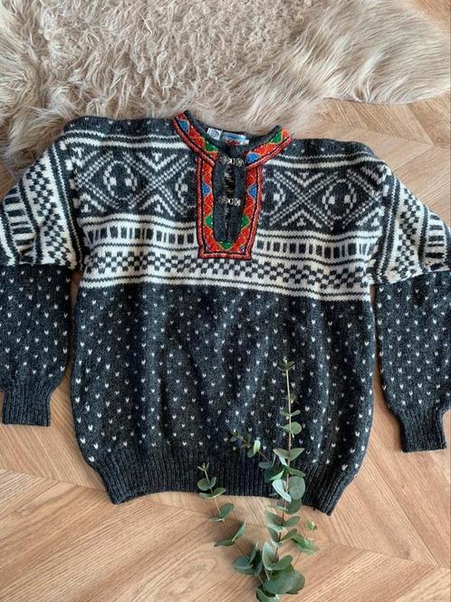 Sportique wollen trui XL wool jumper, Kleding | Dames, Truien en Vesten, Zo goed als nieuw, Maat 46/48 (XL) of groter, Grijs, Ophalen of Verzenden