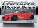 Modelbouw Toyota GT 86 Greddy & Rocket Bunny – bouw 1:24, Overige merken, Aoshima., Auto, Groter dan 1:32