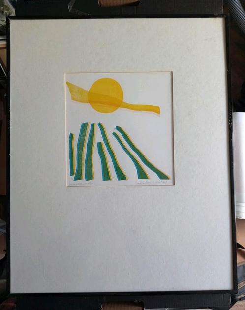 Peter Louman Zeefdruk Lithografie 1992, Antiek en Kunst, Kunst | Litho's en Zeefdrukken, Verzenden