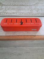 Retro vintage Brabantia spaarblik met originele sleutel, Verzamelen, Spaarpotten, Ophalen of Verzenden, Zo goed als nieuw, Metaal of Blik
