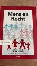 A. Bunthof - Mens en Recht, Sociale wetenschap, Ophalen of Verzenden, Zo goed als nieuw, A. Bunthof; Y.M. Visscher