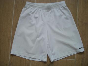 Z.g.a.n. witte Kipsta sportbroek, maat 140 beschikbaar voor biedingen