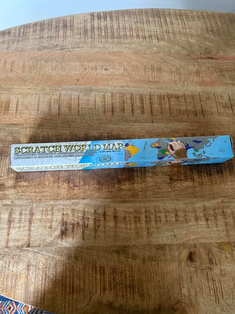 Scratch World Map - Kras Wereldkaart, 2000 tot heden, Nieuw, Ophalen of Verzenden, Landkaart