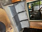 Loungebank + 2 tafeltjes, Tuin en Terras, Ophalen, Kunststof, Gebruikt, 3 zitplaatsen
