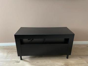 vidaXL Tv-meubel zwart Tv table cabinet black