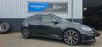 VW Golf 7 GTI 2014, Leer, Pano, Keyless, 355PK., Auto's, Volkswagen, Voorwielaandrijving, 65 €/maand, Zwart, 4 cilinders