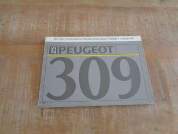 Peugeot 309 ook GTI Handleiding Instructieboekje Nederlands beschikbaar voor biedingen