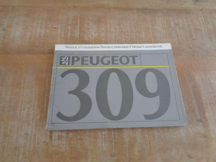 Peugeot 309 ook GTI Handleiding Instructieboekje Nederlands, Auto diversen, Handleidingen en Instructieboekjes, Verzenden