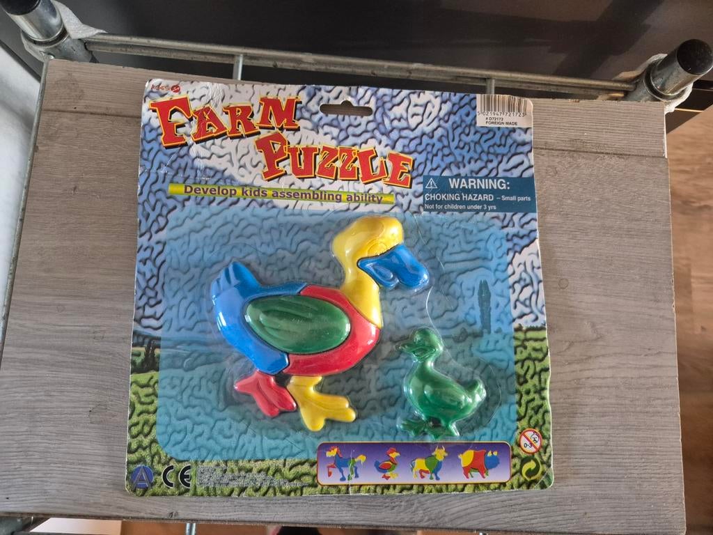 Farm puzzel, Ophalen of Verzenden, Minder dan 10 stukjes, Nieuw