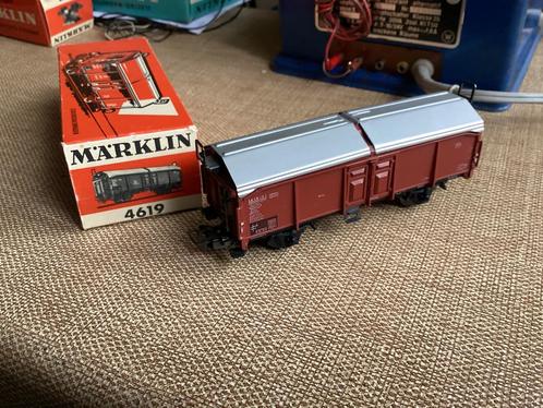 Marklin DB schuifdakwagen in doos 4619 bouwpakket geweest?, Hobby en Vrije tijd, Modeltreinen | H0, Wagon, Wisselstroom, Märklin