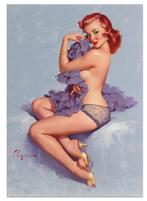 [XL Grote Poster] Sexy Retro Gil Elvgren Pin up voor mancave, Ophalen of Verzenden, Nieuw, A1 t/m A3, Film en Tv
