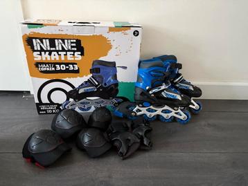 Inline skeelers + beschermers beschikbaar voor biedingen