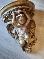 houten wandconsole met engel, Ophalen, Zo goed als nieuw