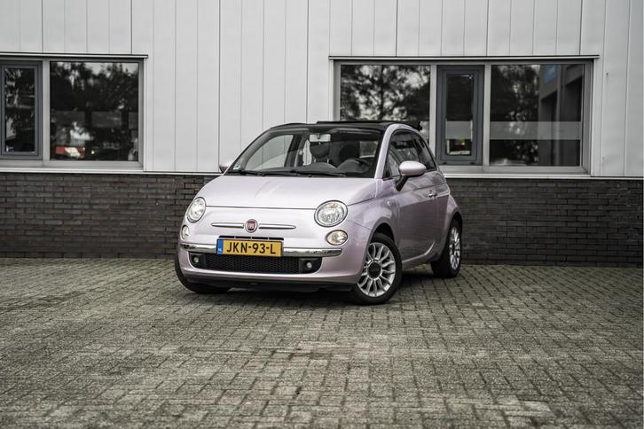 Fiat 500C 1.2 Lounge | Speciale Rome editie | Roze lak! | Ze, Auto's, Fiat, Bedrijf, Te koop, 500C, ABS, Airbags, Airconditioning