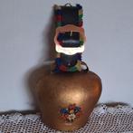 mooie grote vintage koeienbel met leren band, Ophalen