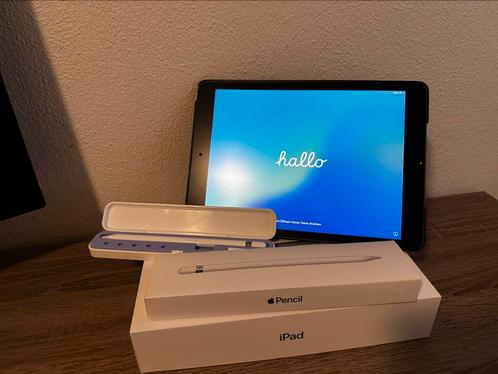 Apple iPad 2021 (9e generatie) + Apple Pencil Gen 1, Computers en Software, Apple iPads, Zo goed als nieuw, Apple iPad, Wi-Fi