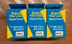 3 batterijen voor digitale camera (JVC) NIEUW, Ophalen of Verzenden, Nieuw, Oplaadbaar