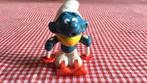 Vintage ski smurf, Ophalen of Verzenden, Gebruikt, Poppetje, Figuurtje of Knuffel