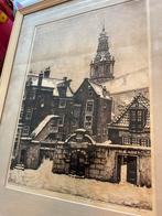 Ets zuiderkerk Amsterdam, cornelis brandenburg, Ophalen of Verzenden