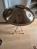 Mooie Handpan 9 noten met houten standaard D Mineur – 432Hz, Ophalen of Verzenden, Nieuw, Melodische percussie