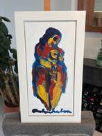 Anton Heyboer vrouw met kind op doek, Antiek en Kunst, Kunst | Litho's en Zeefdrukken, Verzenden